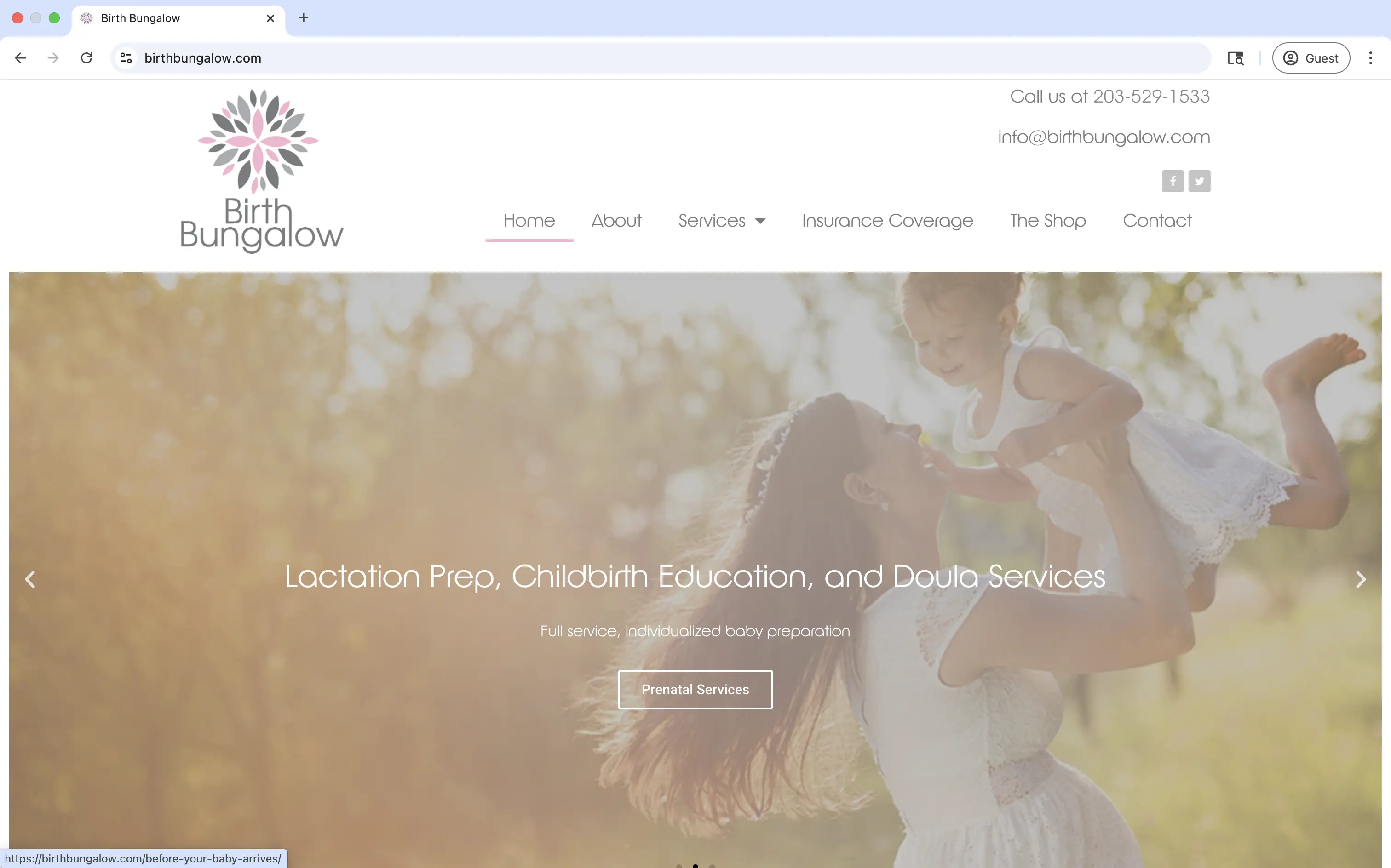 Personal Website Screenshot